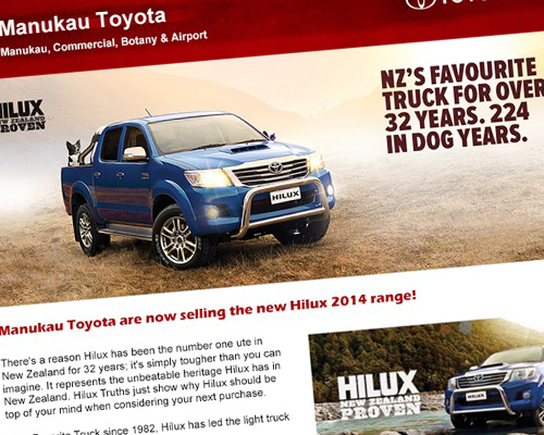 Email Manukau Toyota