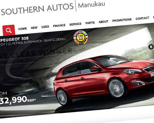 website Southern Autos
